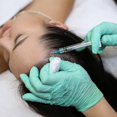 Плазмолифтинг волосистой части головы